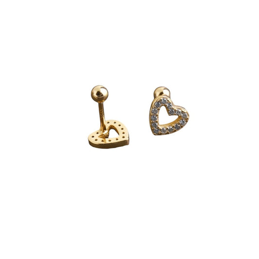 Heart studs